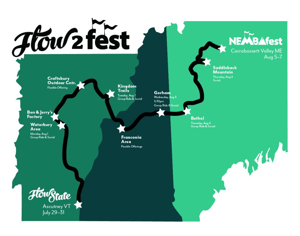 Flow2Fest Vermont Mountain Bike Festival, July 2628, 2024